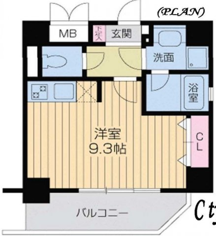 クレグラン北梅田　間取り