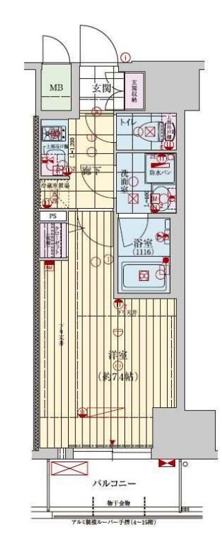 ファーストフィオーレ東梅田　間取り