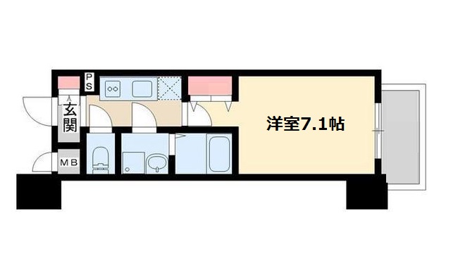 レジュールアッシュ梅田リュクス　間取り
