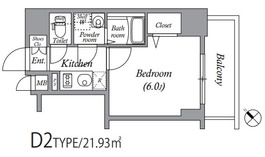 エスリード大阪城テラス　間取り