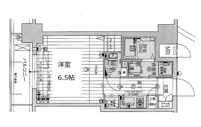 アクアプレイス梅田5　間取り