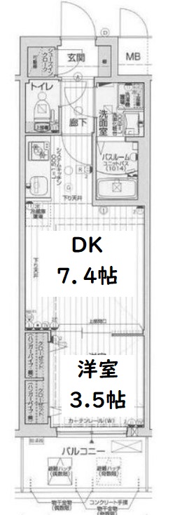 レオンコンフォート新大阪ウインズ　間取り