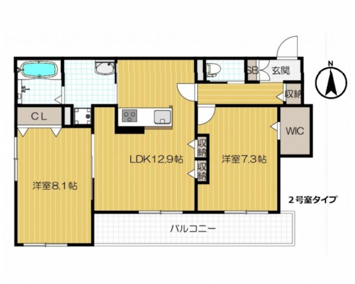 シルフィードうめきた　間取り