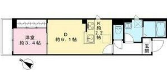 Plaisir京町堀　間取り