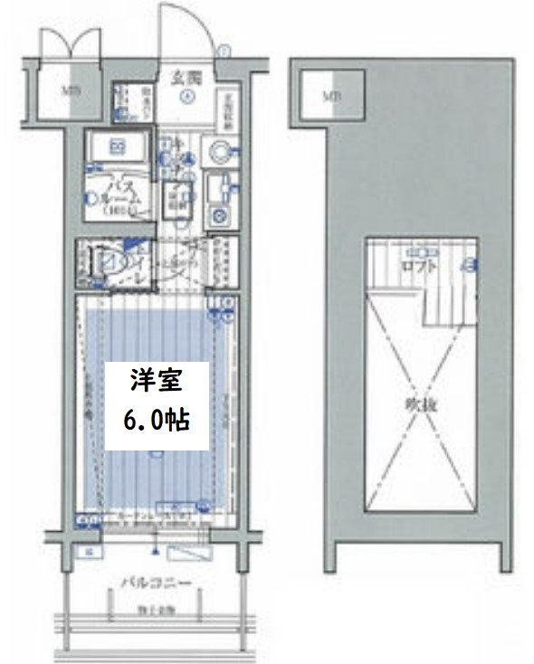 エステムコート大阪・中之島南　間取り
