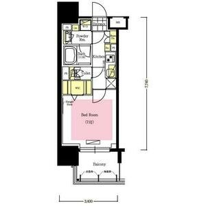 アーバネックス心斎橋Ⅱ　間取り