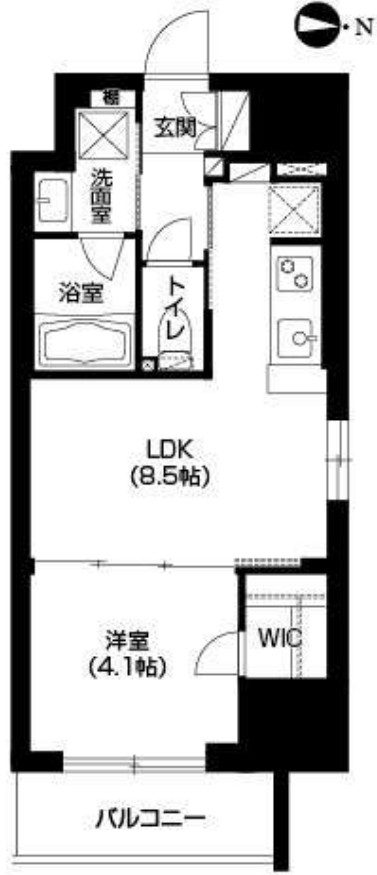 アーバネックス四ツ橋　間取り