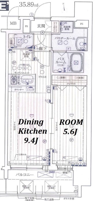 スワンズシティ梅田ウエスト　間取り