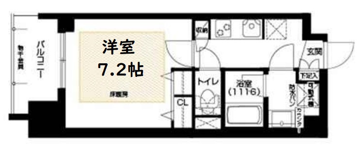 アーバネックス谷町II　間取り