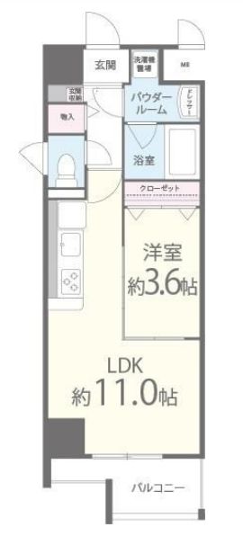 ポローニア立花通り　間取り