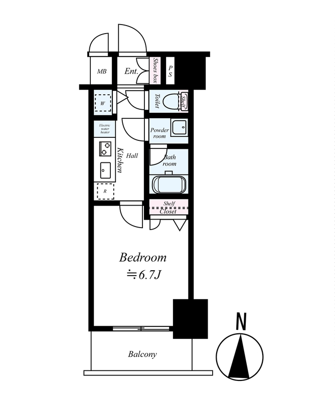 ラブ心斎橋ウエスト　間取り　