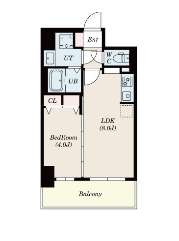 ミラージュパレス谷町ブライト　間取り