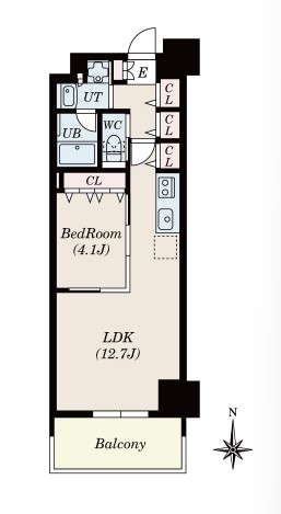Ｄimus北浜　間取り
