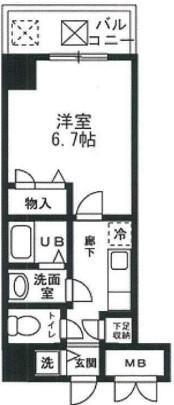 シャルマンフジ大阪城南　間取り図