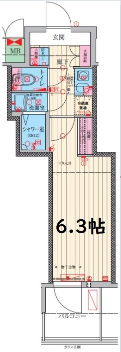 ファーストフィオーレ九条Ⅱ　間取り