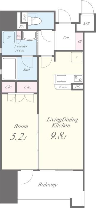 セイワパレス大手前西　間取り
