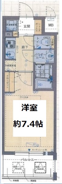 W-STYLE新大阪　間取り