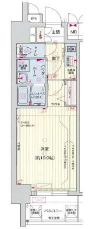 プレサンス上前津プレス　間取り