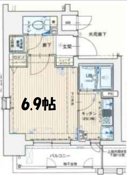 アスヴェル東本町　間取り