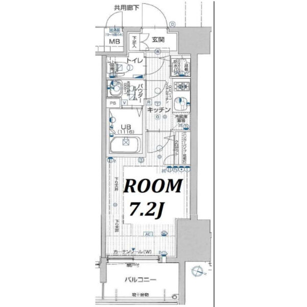 エスリード阿波座ノースプレイス　間取り
