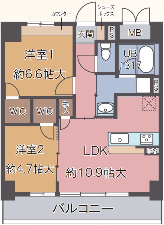 エスペランサ海老江　間取り