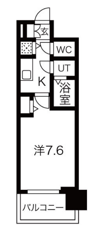 プレサンス松屋町駅前デュオ　間取り