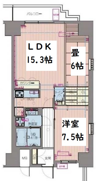 プレジオ本町　間取り