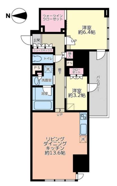 THE HIGH 堀江　間取り