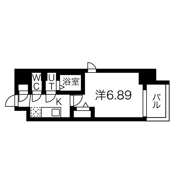 フォーリアライズ難波南レーヴ　間取り図