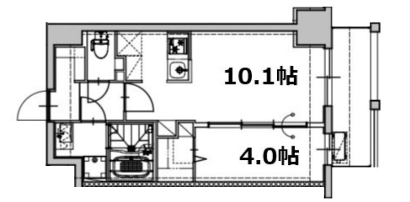 ミラージュパレス天王寺堀越町　間取り