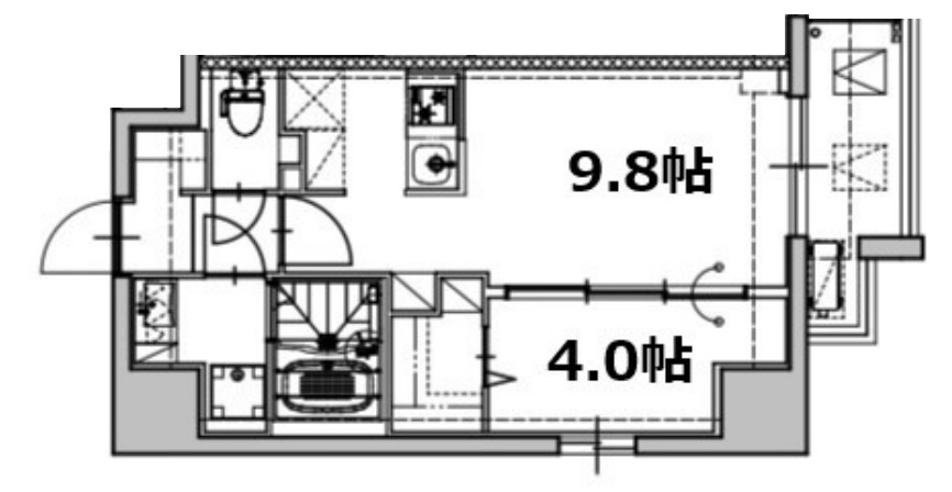 ミラージュパレス天王寺堀越町　間取り