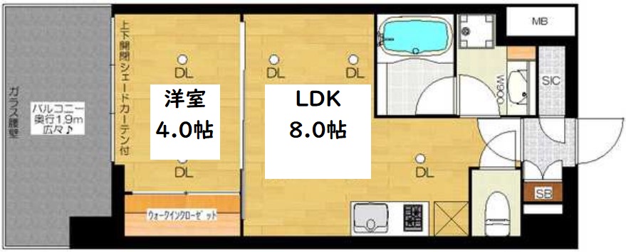 ブエナビスタ梅田ノース　間取り