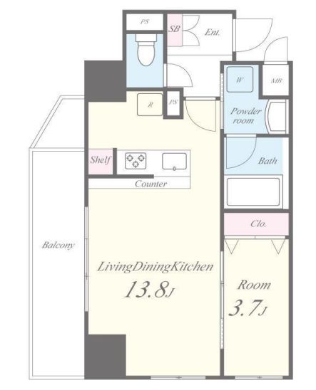 MBC RESIDENCE　間取り