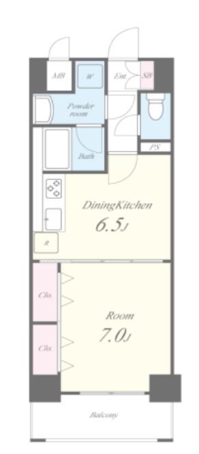 プラシード新町　間取り
