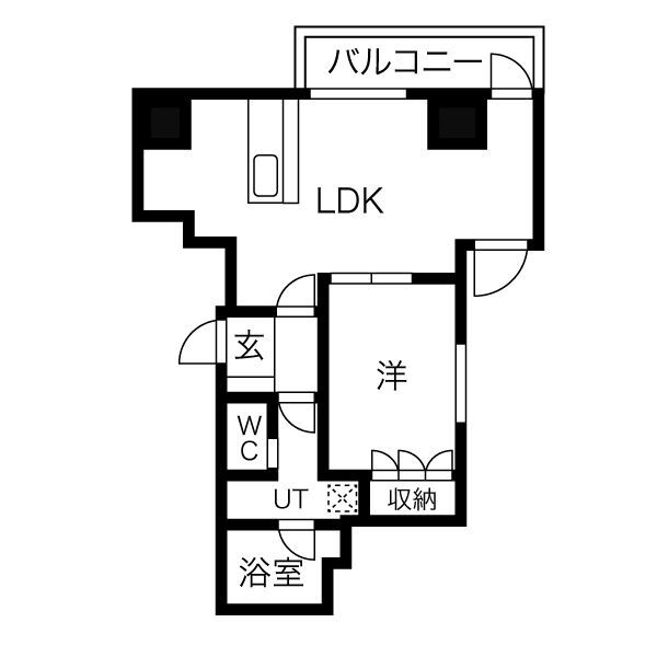 プレディアコート本町　間取り