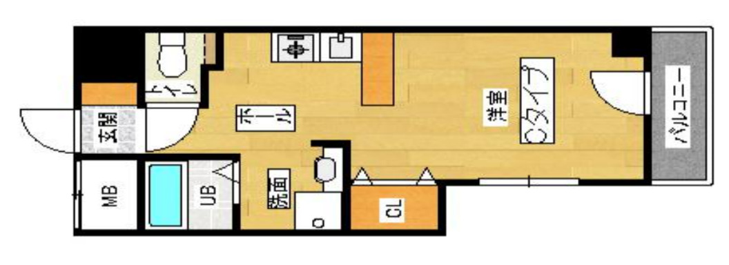 レジェンドール堺筋本町　間取り