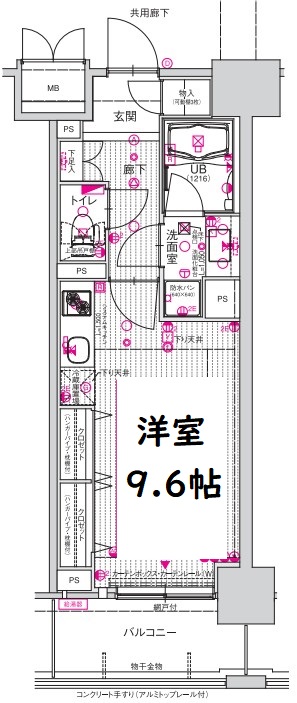 エスリード長堀タワー 間取り