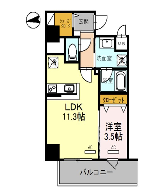 パンセ新町　間取り