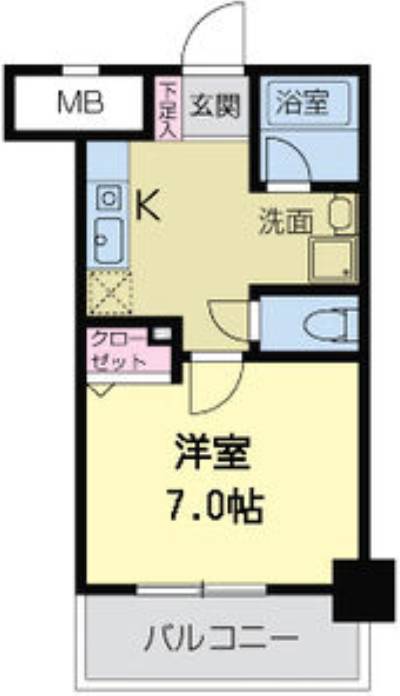 WillDo難波ＷⅠ　間取り