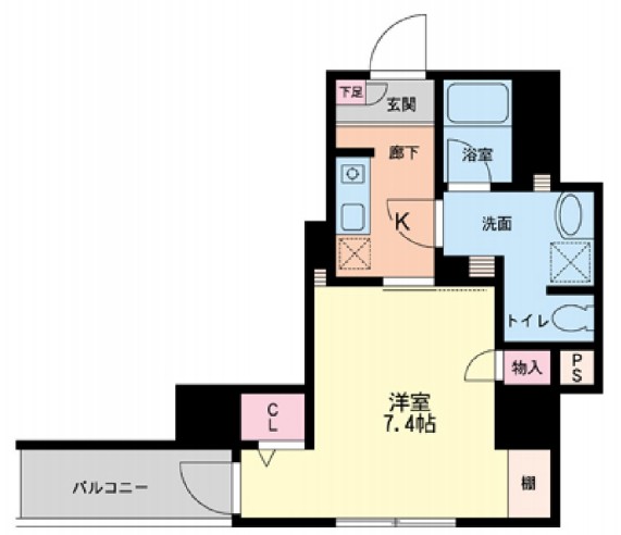フォレステージュ北堀江 間取り
