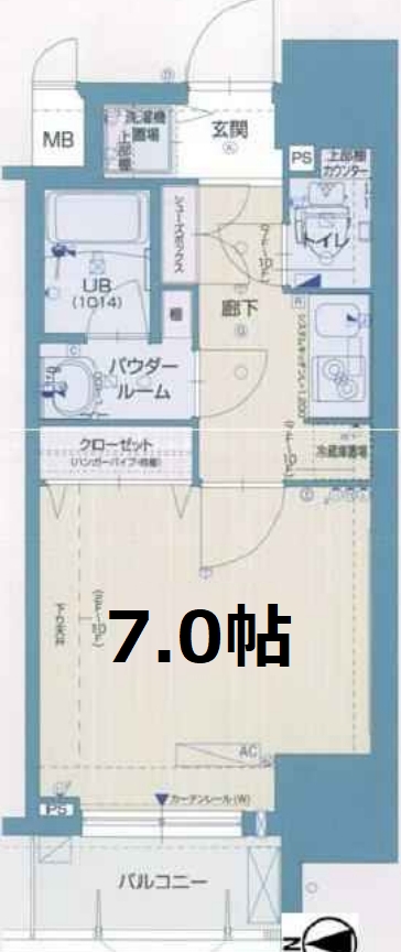 11階の間取り図