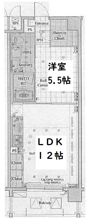 アクアプレイス四天王寺 間取り