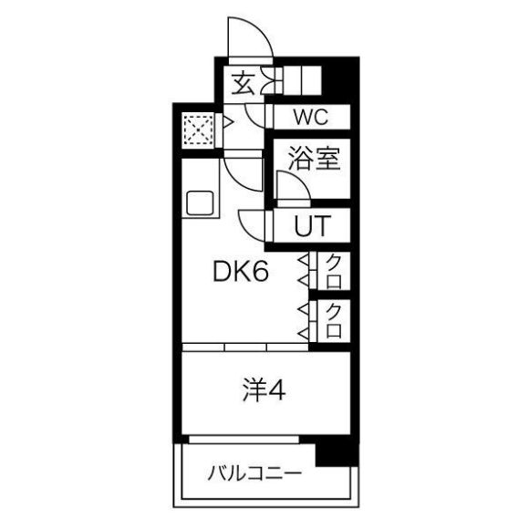 エスレジデンス淀屋橋 　間取り