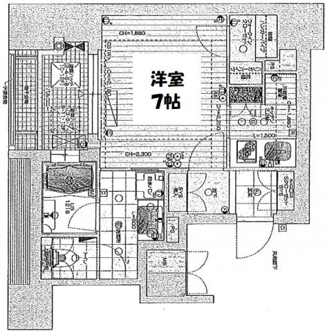 リーガル岡崎橋　間取り図