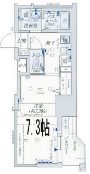 レジデンス心斎橋　間取り