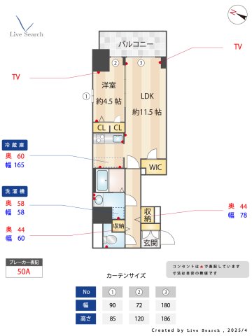 S-RESIDENCE阿波座bouncy　間取り