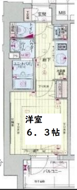 4階の間取り図