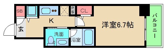 エスライズ京町堀 間取り