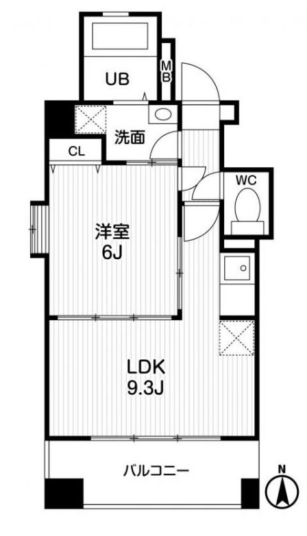 アーデンタワー立売堀　間取り