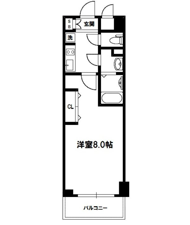エステムコート新大阪Ⅹザ・ゲート　間取り図